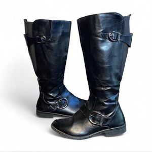 Life Stride Sleek Black Over the Knee Boots